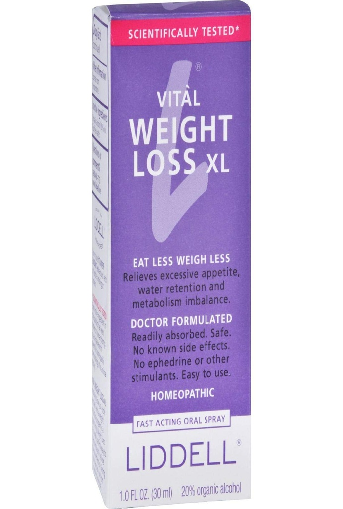 Liddell Homeopathische gewichtsverlies Formule, X-Large, 1 Fluid Ounce