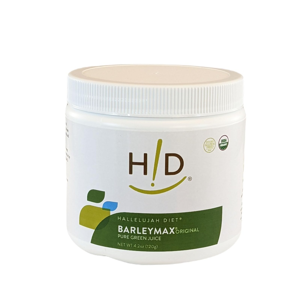 Alléluia Diet Organic BarleyMax - Poudre de jus d'orge et d'herbe d'Alfalfa, originale, 4,2oz (30 jours)