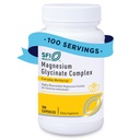 Klaire Labs SFI Health Magnésium Glycinat Complex - Mélange de magnésium chélaté pour l'absorption optimale - Soutient des os, des muscles et des niveaux d'énergie sains - Doucement sur la digestion (100 capsules)