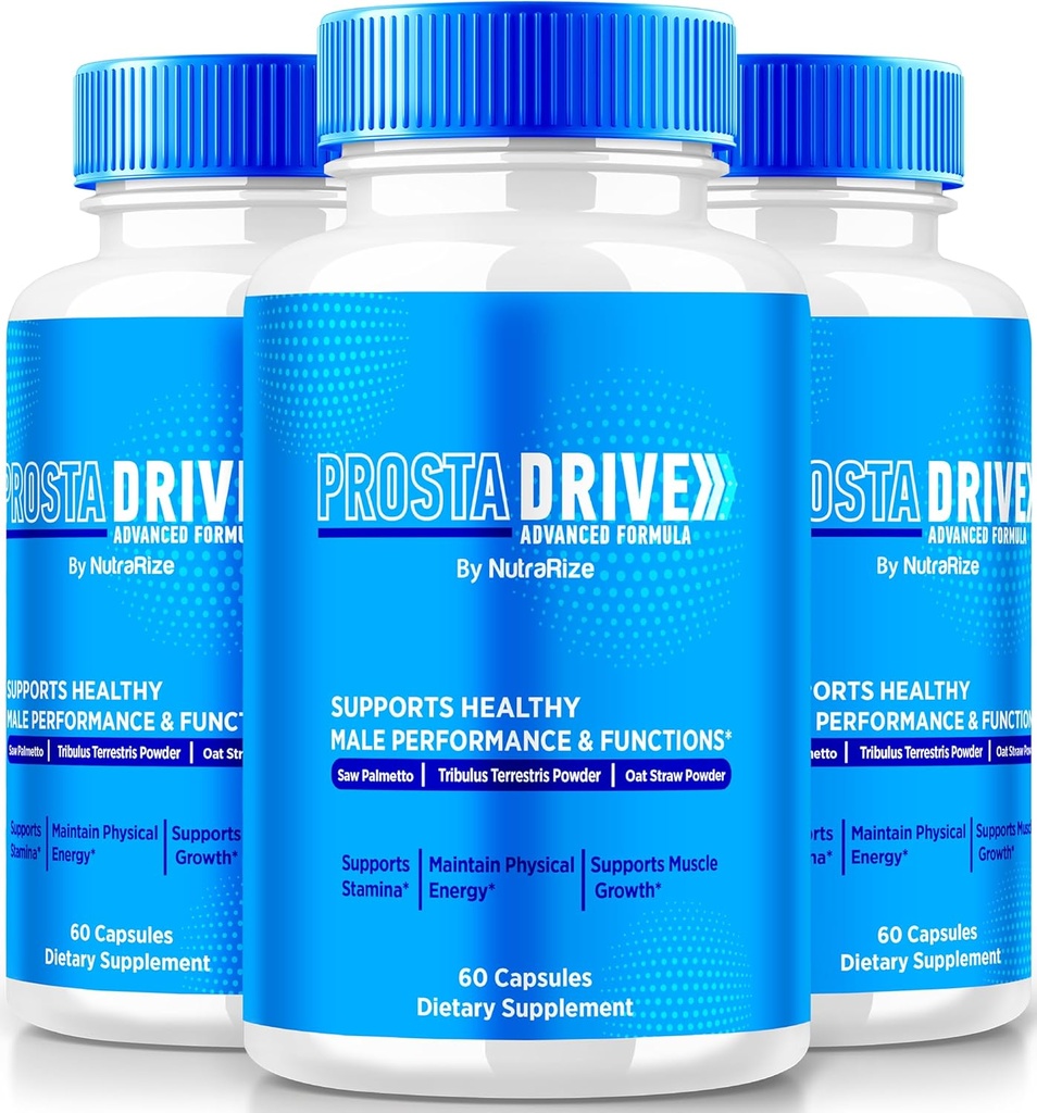 (3 Pack) ProstaDrive Capsules - Officiële Prosta Drive Supplement voor Prostate Heath, alle natuurlijke formule om controle te ondersteunen, energie en algehele welzijn, Prosta-Drive Pillen Review (180 Capsules)