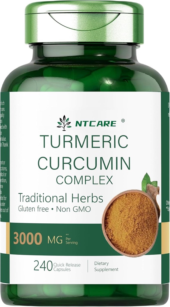 Kurkuma Curcumin met Black Pepper 3000mg Gezamelijke ondersteuning 