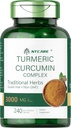 Kurkuma Curcumin met Black Pepper 3000mg Gezamelijke ondersteuning 
