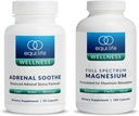 Equilife Full Spectrum Magnesium (180 ct.) en Adrenal Soothe (90 caps) Bundle Mood & Energy Support Supplement, Vegan, Non-GMO