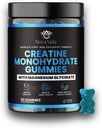 Creatine Monohydraat Gummies with Magnesium Glycinate, L-Arginine, BCAA, Zink & Beta-Alanine- Creatine Monohydraat PreWorkout Gummies 