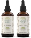 HerbEra Artichoke B120 (2st) Alcoholvrij Kruidenextract Tinctuur, Geconcentreerde Liquid Drops Natural Artichoke (Cynara scolymus) Gedroogd Blad (2x4 fl oz)