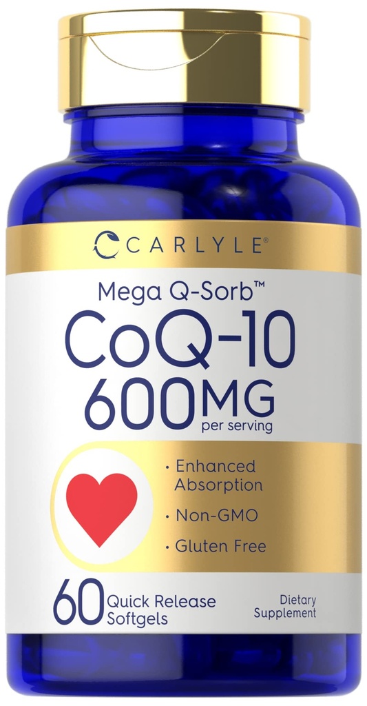 Carlyle CoQ10 600 mg Softgels 60 Telling 