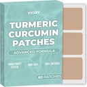 Kurkuma Curcumin Patches (pakket van 60) - 100% natuurlijke patch voor vrouwen en mannen - met biotine - body support - verbeterde formule