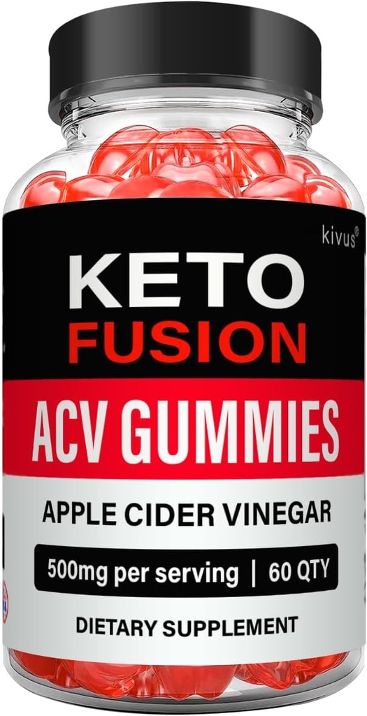 Keto Fusion Gummies - Keto Fusion ACV Gummies (Single, 60 Gummies)