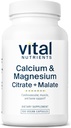 Vitale voedingsstoffen Calcium en Magnesium Citrate en Malate Complexe 