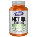 NOW Foods Sports Nutrition, MCT (Medium-keten triglyceriden) Olie 1000 mg, Weight Management, 150 Softgels