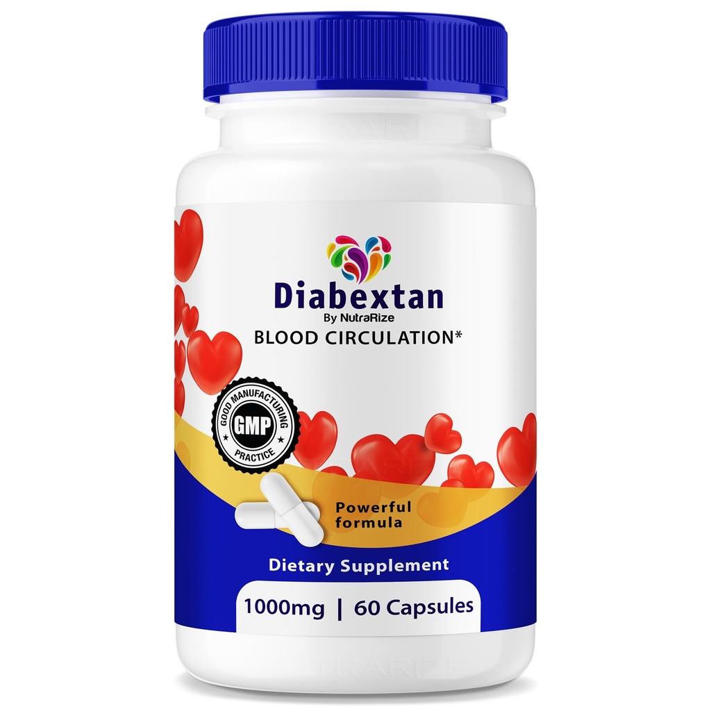 NutraRize Diabextan Capsules - Natural Formula for Healthy Levels, Comprehensive Support, Vitamin Capsule to Maintain Overall Wellness, Glyco Optimizer Reviews (60 Capsules)