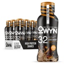 OWYN seulement ce dont vous avez besoin Pro Elite végétalien à base de haute protéine Keto Shake, pas de tasse de beurre de noix, Zéro sucre, 32g de protéines, Omega-3, Prébiotiques, Superaliments verts pour l'entraînement et la récupération, 0g Net Carbes