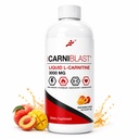 Bricker Labs CARNIBLAST Liquid L-Carnitine 3000mg – supplément alimentaire sportif Carnipur® pour l'énergie, l'endurance et la récupération d'entraînement – Peach Mango Flavor, 16 Fl Oz, végétalien, sans gluten, non-OGM