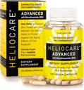 He-lioc-a-re Adv-ANC-ed Niacin B3 Supplement: Fernblock PLE Extract 240mg per portie - Ondersteunt huidcelgezondheid W/Antioxidant Rich Vitamine B3 Niacin 500 mg - 120 Vegan Capsules