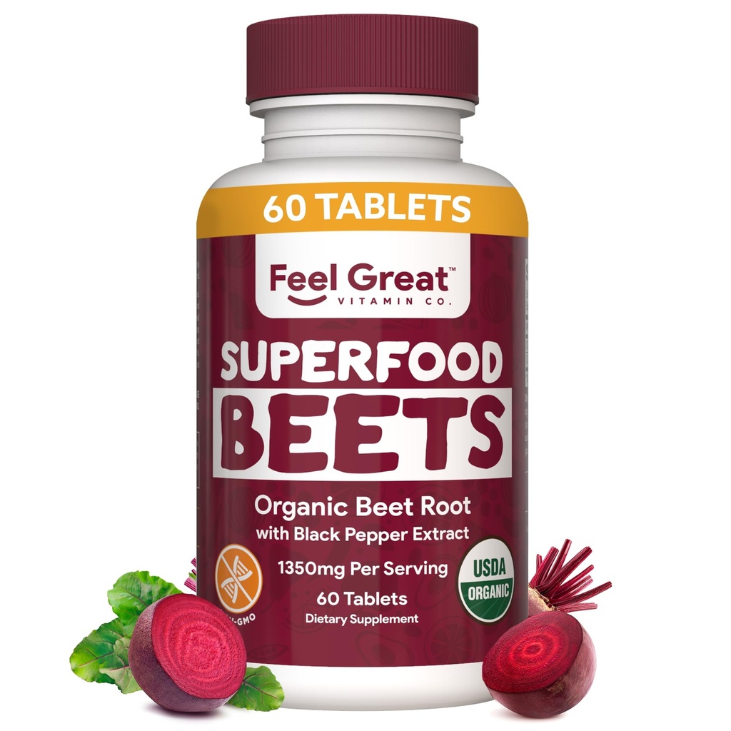 Voel Grote Vitaminen Biologische Beetwortelpoeder Supplementen (Tablets) 