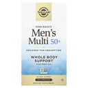 Solgar One Daily Men's Multi 50+ Hele Body Ondersteuning voor mannen 50 en ouder Zeer Absorbeerbare Vertraagde Release Hart, Energie, Stress, Spier, Bot, Prostaat Ondersteuning Vitamine 60 Vegan Capsules, 60 Servingen