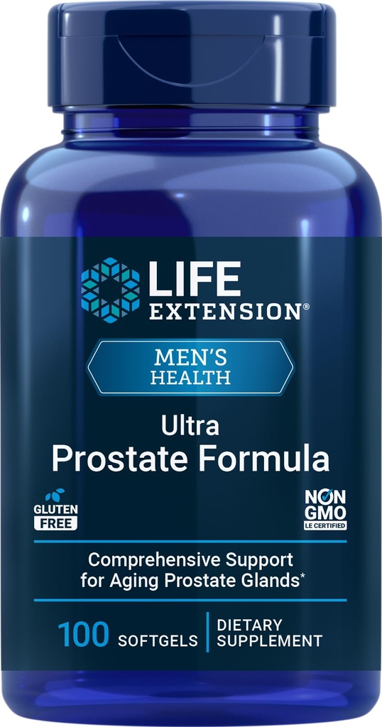 Life Extension Ultra Prostate Formula, 100 Softgels, Natuurlijke Supplement voor mannen