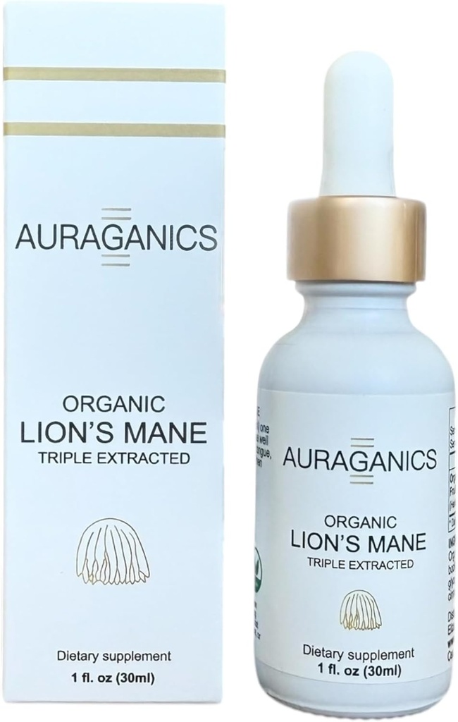 Biologische Triple Extracted Lion's Mane Mushroom Fruitende Lichaam Tinctuur 
