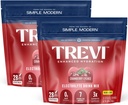 Electrolytes sans sucre TREVITM - Mélange de boissons en poudre d'hydratation - 56 Compte - Cranberry Lychee