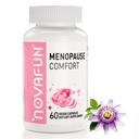 Capsules de soulagement de la ménopause pour femmes, Novasoy Soy Isoflavone, Coho noir, Fleur de passion, Vitex, Vitamine B6, Vitamine B12, Magnésium, 60 Compte