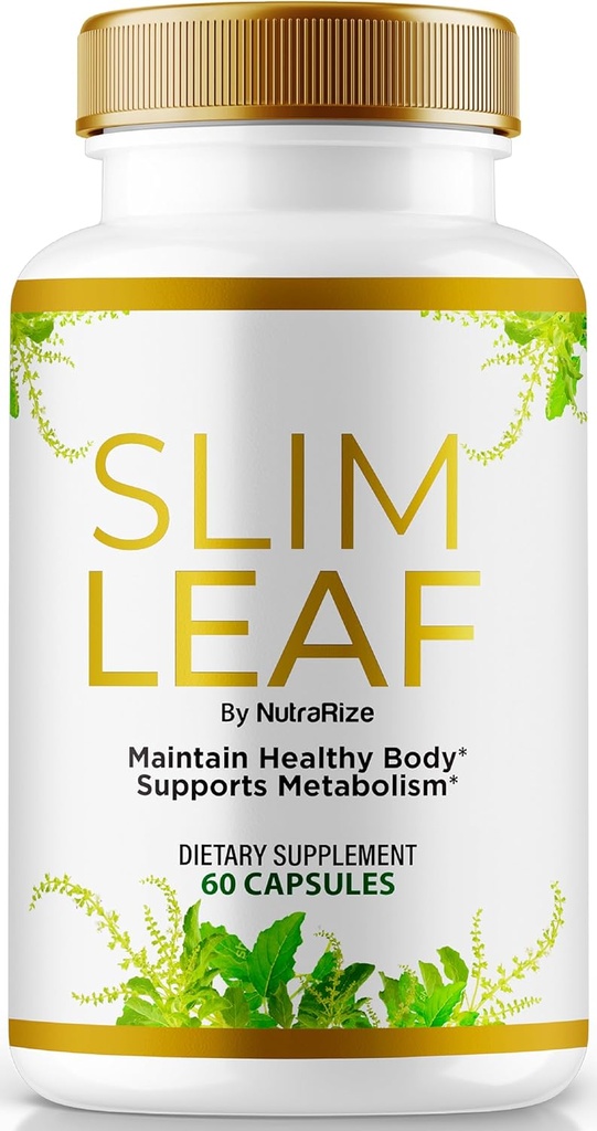 Slim Leaf Pillen, Ultra-Pure Keto Formula, Alle natuurlijke Keto Capsules voor dagelijkse energie en fitness ondersteuning, Slim Leaf Detox en Cleanse, Premium Keto Lifestyle, SlimLeaf (60 capsules)
