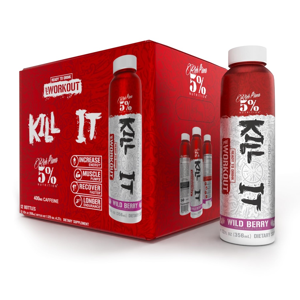 5% Voeding Kill It Ready-to-Drink High Stim Pre Workout 