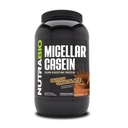 Poudre de protéines de caséine de NutraBio, poudre de casien micellaire, 25g de protéines à digestion lente, aide à vous garder complet, la récupération musculaire nuitée et la croissance, BCAA & EAA, sans gluten, sans soja, chocolat de 2lb