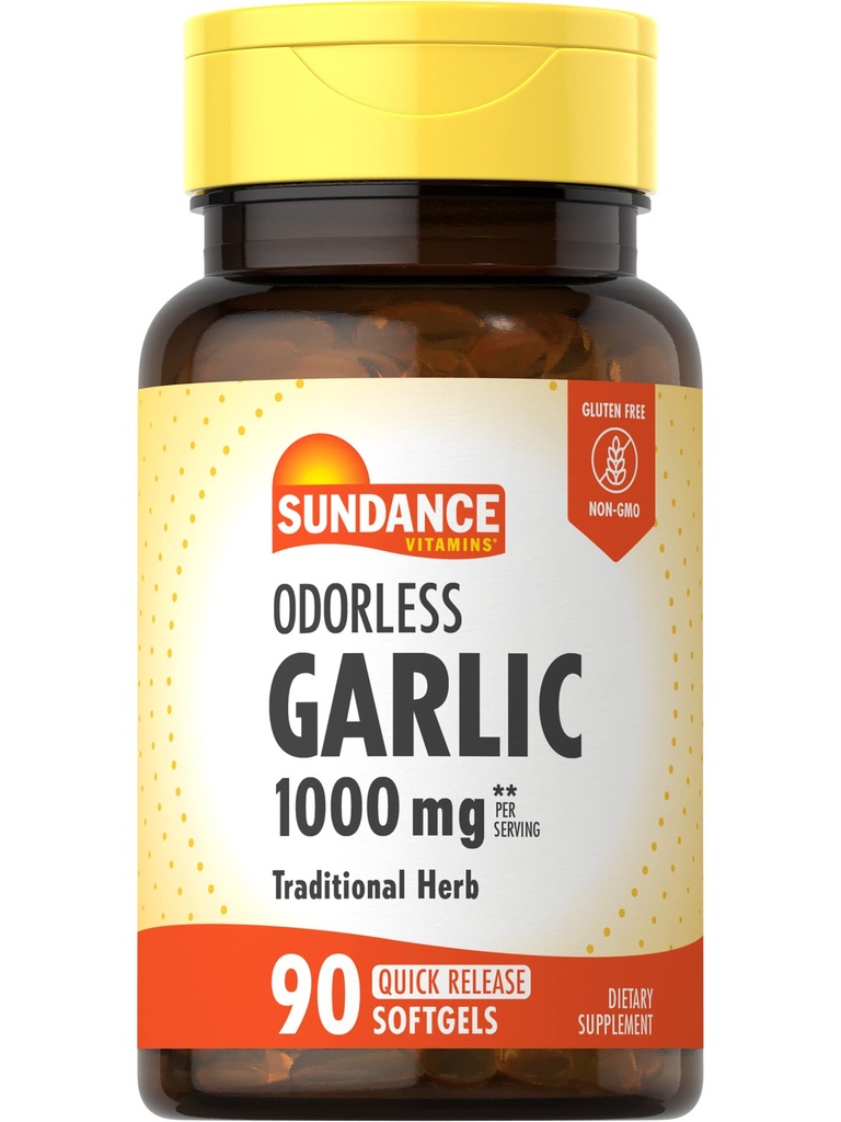 Sundance Odorless Knoflook Softgels 1000mg 