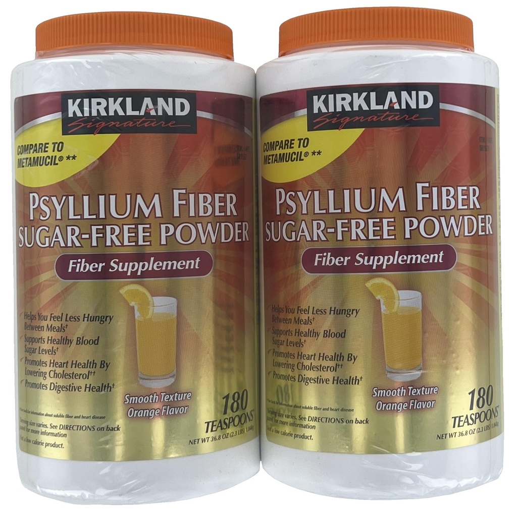 Kirkland Signature Psyllium Fibre Supplément en poudre sans sucre, 360 dosesQ