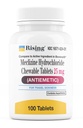 Rising Health Motion Relief and Misselijkheid - Meclizine HCL 25mg - Anti-emetische, Motion Relief Kauwtabletten (100)
