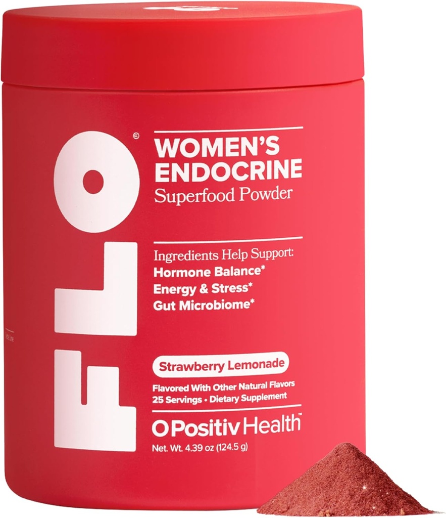 O Positiv Womens encefale Superfood Powder Ondersteunt gezonde cortisol niveaus, Hormonale balans, schildklier & Gut Health 