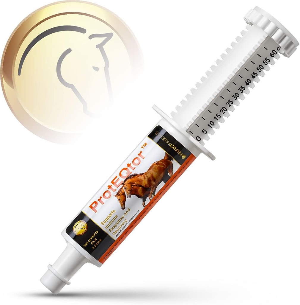Perfecte producten Proteqtor 4-Dose Horse Immune Booster en Equine Seasonal Allergie Relief Paste, 60cc