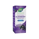 NatureS Way Sambucus Zero Sucre Sirop Immune traditionnel, extrait de mûrier noir hautement concentré, soutien immunitaire traditionnel*, avec des antioxydants superalimentaires(1), 4 Fl Oz (paquetage mai Vary)