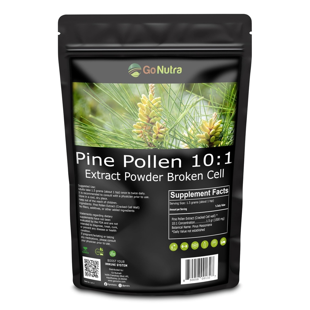 Go Nutra Pine Pollen Powder 