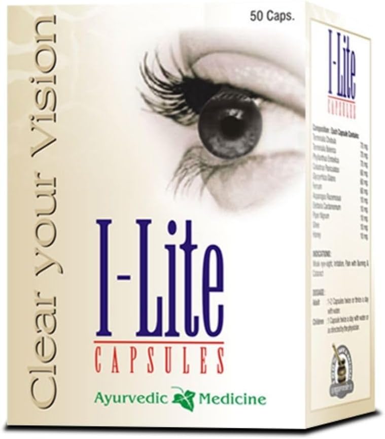 I Lite Capsule Herbal Remedie voor zwakke ogen te verbeteren Vision 4 verpakkingen van 50 capsules