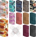 180 stuks Flexibele stof lijm Bandages Bulk diverse Bandages Floral ademende stof Strip met Non Stick Pad, flexibele bescherming Wond Care voor vrouwen knipt Scrapes Eerste Hulp, 12 Styles