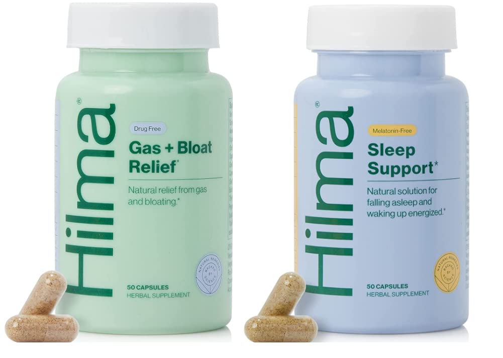 Hilma Natural Gas & Bloating Relief and Slaap Support Bundle