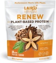 Laird Superfood Renew Plant-Based Proteine Powder, 19 Gram Proteine, Vegan met Sasha Inchi Seed Proteïne, Vier Functionele Paddenstoelen, Conservatieve Vrij, Glutenvrije, Dairy-Free, 16 oz. Zak