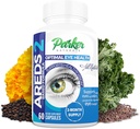 Parker Naturals Optimal Eye Health Vitamin & Mineraal Supplement, Eye Supplements & Vitamines for Vision with Vitamin C & E, Lutein & Zeaxanthine Supplements, 60 Caps