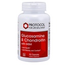 Protocol Glucosamine & Chondroitin met MSM - Gezamenlijke ondersteuning* - Chondroitin MSM Supplement - Non-GMO & Dairy Free - 90 Veg Caps