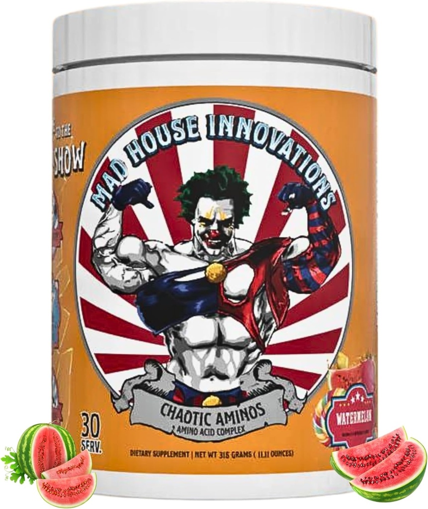 Watermeloen Complete Essential Aminozuren Complex Dieetsupplement voor krankzinnige pomp 10.50G Aminozuur, 11.11 Oz ondersteunt spierherstel en energieproductie 30 porties