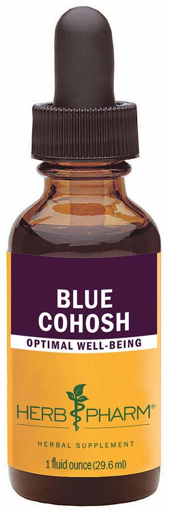 Herb Pharm certifié Bio Blue Cohosh Extrait liquide - 1 once
