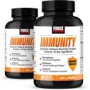 FORCE FACTOR Immuniteit, Immuun Support Booster met vlierbes en 1000 mg vitamine C, Plus vitamine D, zink, probiotica, antioxidanten, en Echinacea voor Immuun Health Defense, 90 Tellen (pakket van 2)