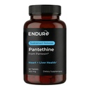 Endur Pantetine van Pantesin, leverfunctie en gezonde cholesterolbalanssupplement, Sustained Release Formula, Glutenvrij, 300 mg (90 tabletten)
