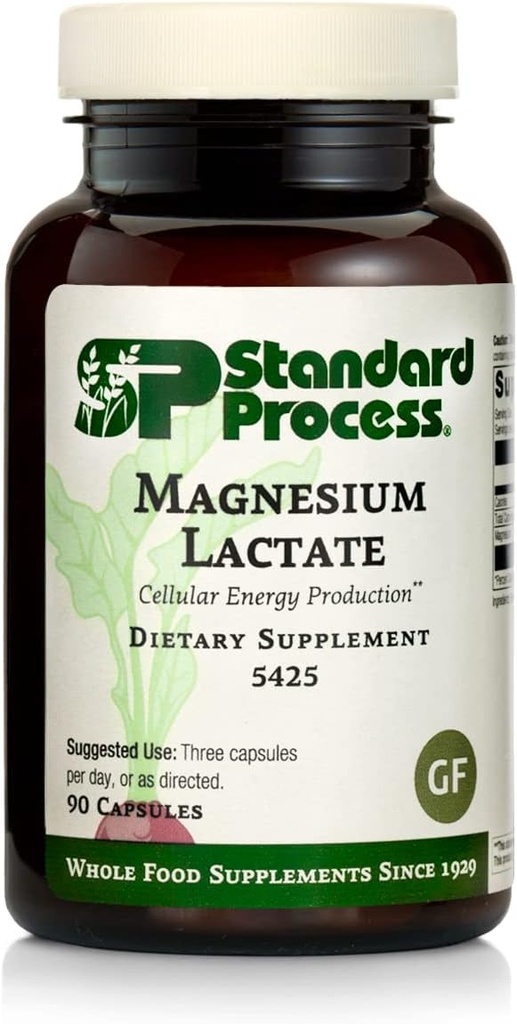 Standaard proces bot en spierondersteuning bundel - Magnesium Lactaat & Calcium Lactaat Supplement Kit - Dieetsupplementen Hulp bot sterkte & dichtheid - ondersteunt energieproductie & Immune Health