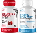 Nature's Fusions Urolithin A Diacetaat 500mg & R Alpha Lipoïnezuur 600mg (60 capsules) - Antioxidant/Energiebundel