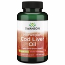 Swanson Cod Leverolie - Wellness Supplement Promoting Bone, Skin Health, Vision Support & Immuun System Function w/High Absorptie Vitamine A - (180 Softgels, 350mg Elk)