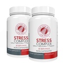 Silver Fern Stress Complex Supplement - Zonder Cafeïne - Slaap, Zorg, Mood & More - met Saffron Supplementen, L-Theanine Supplement, & Myo-inositol - Natural Stress Relief Supplement (pakket van 2)