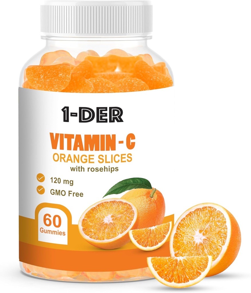 Vitamine C Gummies 120mg - Immune Support Supplement 