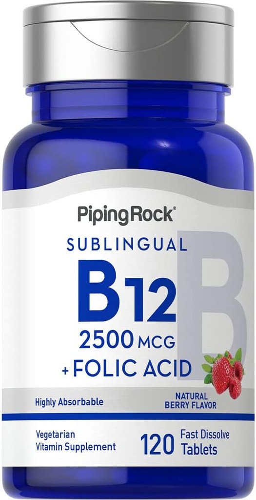 Piping Rock Vitamine B12 Sublingual 